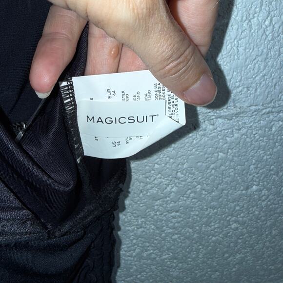 Magicsuit Morningstar Dani Tankini Top black 14 $140 - Picture 9 of 10